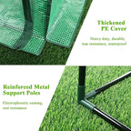 U'Artlines Portable Mini Greenhouse Small Green House with Waterproof Pad 36x36x42 Inch Plant Cover Tent for Garden Small Plants Indoor Outdoor, Green PE