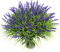 15 Bundles UV Resistant No-Fade Outdoor Artificial Plants & Flowers, Adjustable Height Fake Lavender Flowers Indoor & Outdoor Decor for Garden Patio Pathway Hanging Planter Front Porch