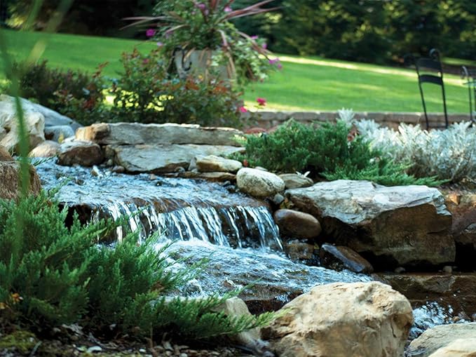 Waterscapes International BF1250 Pond Filter & Waterfall Spillway, 17-inch