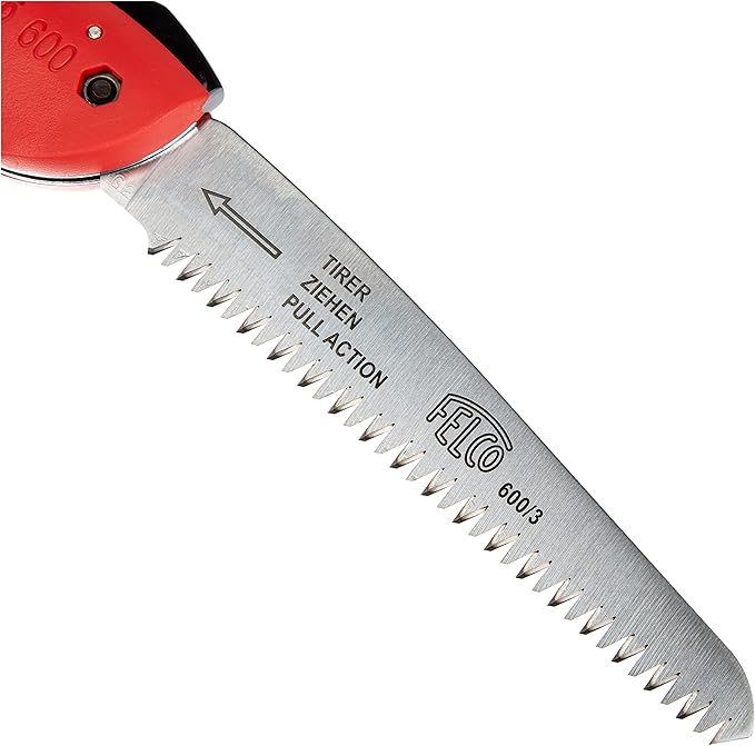 FELCO No. 600 Folding Saw, Red, Blade 16cm