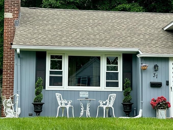 ALL SEASON GREEN 48.5'' Artificial Outdoor Plants Boxwood Topiary Spiral Front Porch Decor Tree Potted