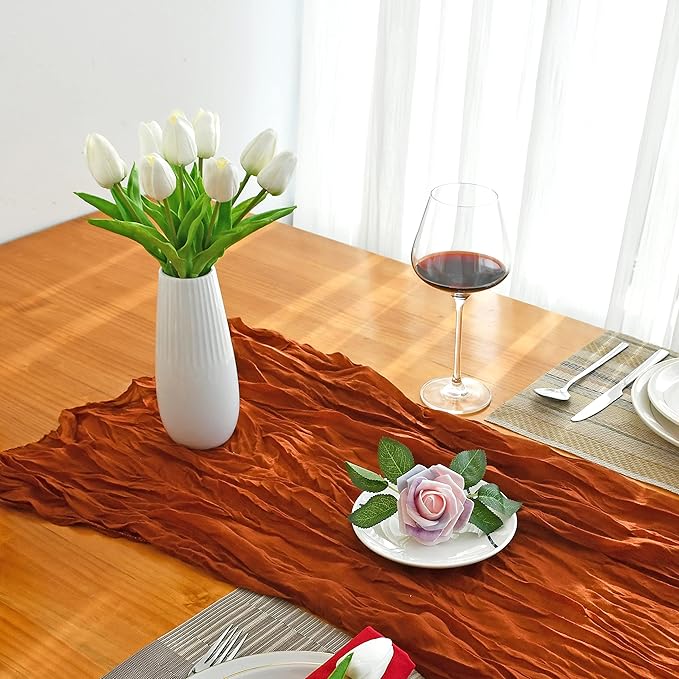 Mandy's White Artificial Tulips Flowers Centerpiece, 13.5" Lifelike PU Fake Floral Stems 28pcs for Kitchen Island & Dining Table, Spring Decor for Easter