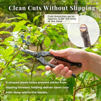 Wablade Japanese-Made Single-Edge Bonsai Pruning Shears, Precision Bud Scissors for Clean, Controlled Cuts on Branches & Stems, Hand Pruner for Flowers & Plants, 10mm Capacity (Single-blade)