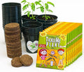 TickleMe Plant Classroom or Homeschool Science Fun Planting Party Kit – for 30 Students – Grow a Sensitive Plant that Reacts to Touch – Includes Activity Book and Seeds for Kids to Plant