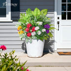30 Bundles Artificial Plants Outdoor, UV Resistant Faux Greenery Stems with Flowers Shrubs for Planters Front Porch Outside Garden Window Box Patio Yard Decor