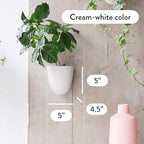 Make Good PlantPod Luxe Self-Watering Wall Planters (Set of 3) - Easy to Water and Install - Lightweight - Design Your Own Vertical Garden - Wall Planters for Indoor Plants
