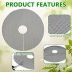 12 Pcs 11.8 Inch Plant Pot Grids, Cuttable Plant Pot Soil Covers Protectors, Used to Prevent Animals or Babies from Digging up the Soil in flowerpots, Suitable for Indoor and Outdoor Plants