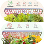 Indoor Herb Garden with Grow Light, Full Spectrum LED Planter for Kitchen Herbs & Houseplants, Height Adjustable Indoor Growing System for Home & Apartment Decor (Not Pots) (White, 16.5*6.5*4 inch)