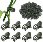Plant Clips Orchid Clips 120 Pcs Plants Support Clip Flower and Vine Clip Plant Garden Clipss for Climbing Plants Supporting Stems Vines Stalks Grow Straight Upright Indoor Outdoor Orchid Accessories
