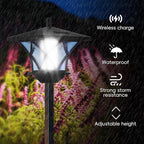 59'' Solar Lamp Post Light, Vintage Waterproof Street Light Pole for Patio, Garden, Lawn, Backyard, Pathway, Driveway, Outdoor Decor