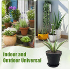 Catcan Plant Pot Soil Covers, 4Pcs 15.7 Inch Animal Barrier Protectors for Indoor Outdoor Potted Plants, Includes Scissors, Marker, Plant Labels & Ground Pegs