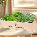 Indoor Herb Garden Starter Kit, Including A Complete Gardening Tools for Women Parents Gift