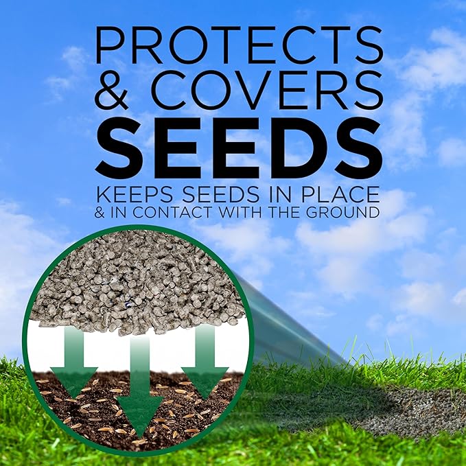 GreenView Grass Seed Starting Mulch – Ideal for Newly seeded lawns and Bare Spots -18 lb. Bag - Covers 360 sq. ft.