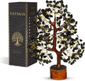 YATSKIA Black Tourmaline Crystal Tree, Gemstone Tree Home Office Decor, Spiritual Decor, Crystal Gifts