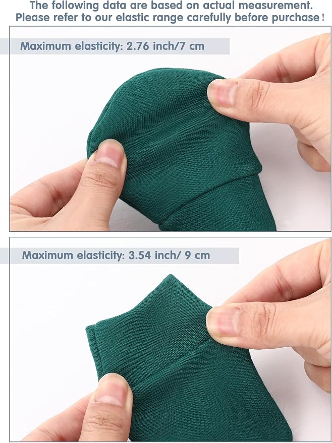 Geyoga 12 Pieces Newborn Hat Mittens Gloves Set Baby Boys Girls Cotton Baby Beanie for 0-12 Months