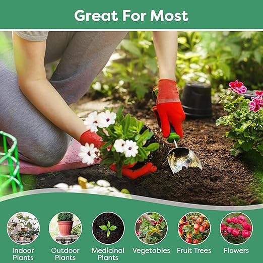 Gardenwise 20-20-20 Water-Soluble Fertilizer – Powder for Liquid Plant Food for Indoor & Outdoor Plants, Orchids, Vegetables, Lawns, Flowers – 20 20 20 Fertilizer (20 QUARTS)