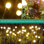vignuto Solar Lights Outdoor Waterproof,6 Packs 48LED, Garden Decor, Patio Decor, Firefly Lights Solar Outdoor, Unique Gifts for Women