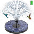 AISITIN 3.5W Solar Fountain Pump Built-in 1500mAh Battery, Bird Bath Fountain with 6 Nozzles, Solar Floating Water Pump for Bird Bath, Fish Tank, Pond, Pool, Garden and Outdoor