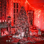 70FT Red String Lights, 210 LED Waterproof Seasonal Fairy Lights with 8 Modes, Indoor Outdoor Decorative Lighting for Christmas, Valentine’s Day, Wedding, Party, Garden