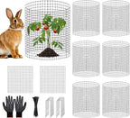 9 PCS Plant Protectors from Animals,12x12 Inch Heavy Duty Plant Protection Wire, Plant Cages to Keep Animals Out, Garden Wire Mesh Protection from Rabbit Chicken Squirrel Tree, Vegetables, Flowers