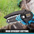 Saker Mini Chainsaw,Portable Electric Chainsaws Cordless,Small Handheld Chain Saw Pruning Shears Chain Saws for Tree Branches,Gifts for for Men Husband Women,Courtyard and Garden