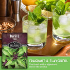 Thai Basil Seeds for Planting – Sweet Thai Basil with Anise Flavor for Asian Cooking – Heirloom Non-GMO Herb Seed for Indoor or Outdoor Gardens – Survival Garden Seeds (5 Pack)