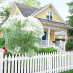 2Pcs Large Bird Barrier Netting Mesh, 7.9 * 6 FT Garden Netting with Zipper and Drawcord, Fruit Tree Covers to Protect Fruit from for Fruit Trees