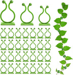 EWPJDK Wall Clips for Climbing Plants 180 PCS, Plant Clips for Climbing Plants, Wall Plant Holder for Vines Plant Clips for Indoor Plants, Vine Wall Clips Plant Hooks for Vines (Green)