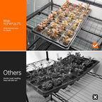 Bstrip Indoor Greenhouse with Grow Light, Mini Green House with 4 Pack 20W Full Spectrum Plant Lights with Timer, Plant Shelf with Tent for Indoor Plant, Seed Starting, Seed Tray, 27.2"x19.9"x61.8"