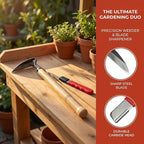 Kana Hoe 217 Japanese Garden Hand Hoe Sickle, Weeding Sickle (Garden Hand/Knife Sharpener)