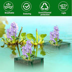 EBaokuup 4 Pcs Pond Planting Bag with Handle, Reusable 7 Inch Square Aquatic Mesh Plant Pot for Ponds, Breathable Green Water Garden Pond Plant Basket for Lotus Bog Terrestrial Plants