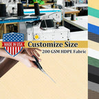 Shade&Beyond Customized Size 90% Sun Shade Cloth with Grommets, 10' X 10' Pergola Shade Cover Canopy, Mesh Tarp Sun Screens for Patio, Outdoor, Garden, Backyard GN01, Wheat