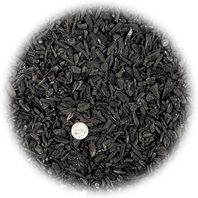 Gardenera - 20 Quart - Premium Horticultural Charcoal for Indoor Plants | Black Diamond Soil Amendment for Orchids, Terrariums, and Gardening (4 Bags of 5 Quart)