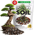 Professional Bonsai Soil Mix Ready to Use Extra Large 8.2 Quarts, Premium Potting Soil for Bonsai Trees, Fast Draining Blend Lava Limestone Pearock Calcined Clay Pinebark Indoor Outdoor Made in USA