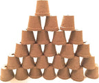 Jiffy-Pots Organic Seed Starting 2" Biodegradable Peat Pots, 26 Pack