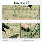 Cucumber Trellis for Garden - 2 Pack, 48" L x 24" W Garden Trellis for Climbing Plants Outdoor with Support Structures, A Frame Trellis for Climbing Vegetables Peas, Vine, Bean