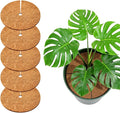 Coconut Coir Mulch Mat, 11.8 in Round Weed Barrier Disc, Natural Biodegradable Coco Fiber Tree Protection Mat, Moisture Retention Mulch Ring for Indoor Outdoor Garden Plants Landscaping, Multi-Count