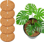 Coconut Coir Mulch Mat, 11.8 in Round Weed Barrier Disc, Natural Biodegradable Coco Fiber Tree Protection Mat, Moisture Retention Mulch Ring for Indoor Outdoor Garden Plants Landscaping, Multi-Count