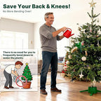 51" Christmas Tree Watering Funnel with Hose of Plastic Longer Christmas Tree Watering Device, Xmas Plant Watering Tool for Indoor Plants Spill-Free, Adjustable 3-Section Design