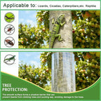 Extra Thick Tree Trunk Protector Guard - 60" L x 16" W PET Plastic Wrap for Iguana & Cat Prevention, DIY Plant Greenhouse Including Waterproof Transparent Acrylic Double-Sided Adhesive