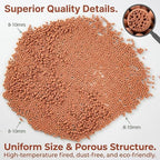 Sukh Clay Pebbles for Plants - 14 OZ Pebbles for Indoor Plants Clay Used for Drainage, Decoration, Aquaponics, Hydroponics and Other Gardening Essentials Hydroton Small Pebbles Leca