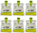 Rescue! Outdoor Disposable Fly Trap – Hanging Fly Catcher with Attractant Bait, Fly Bag for Patio, Yard, Trash & Farm Areas – Easy-to-Use Outdoor Fly Control - 6 Traps