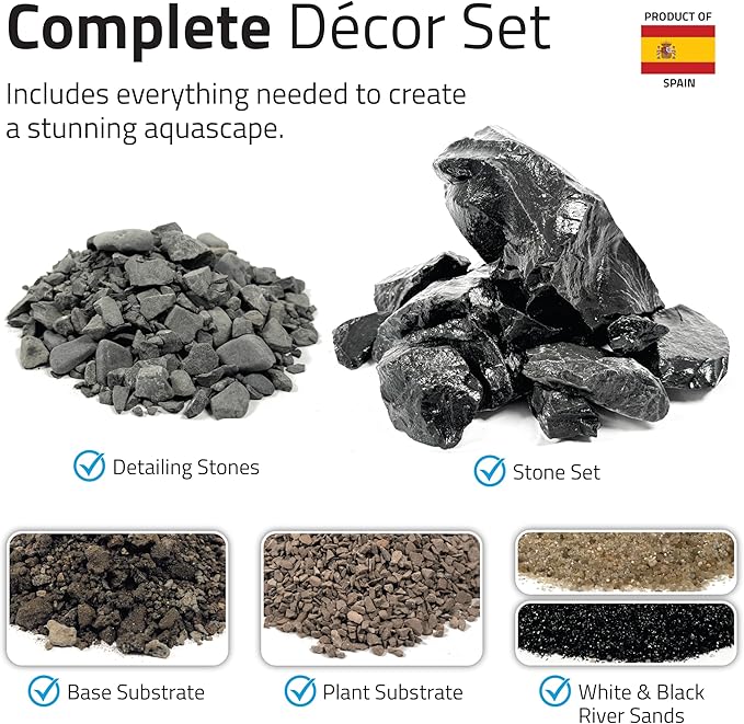 Fluval Black Aquascaper Kit 45P