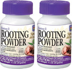 Bonide Bontone II Rooting Powder, 1.25 oz Ready-to-Use Dust for Houseplants and Transplants Speeds Root Development (Pack of 2)