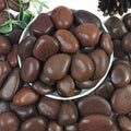 YISZM 10lbs Red River Rocks, 1-2 Inch Natural Pebbles for Indoor Plants, High Polished Decorative Stones Vase Filler Fish Tank Aquariums Landscaping Garden