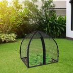 Plant Covers from Animals - 22x22x22in Fruit Safety Support,with Stakes Zipper Animal-Proof Mesh Plant Cage - for Flower Vegetables Chicken Bird Squirrel Rabbit Prevention Outdoor Balcony Yard Garden