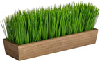 12in. Grass Artificial Plant in Decorative Planter