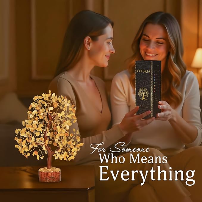 Yellow Aventruine Crystal Tree, Gemstone Tree, Crystals and Healing Stones, Crystal Gifts, Living Room Decor, Good Luck Gifts