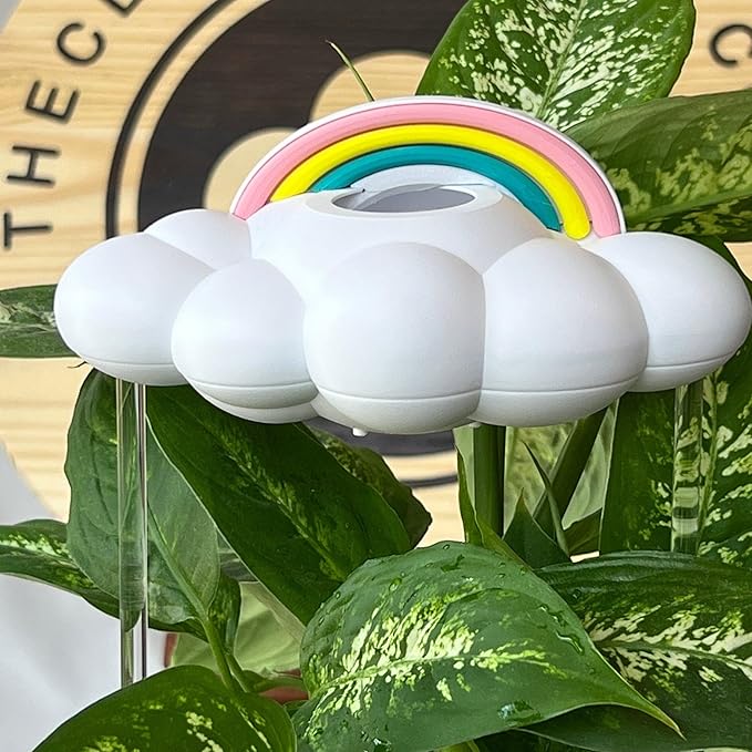 Original Dripping Rain Cloud with Pastel Rainbow Charm