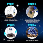 All-In-One Mushroom Grow Kit Bag | Complete Cultivation Kit with Live Cultures, Sterilized Grain Bags, Mushroom Substrate, and Injection port, Easy Grow Various Gourmet Mushroom Species